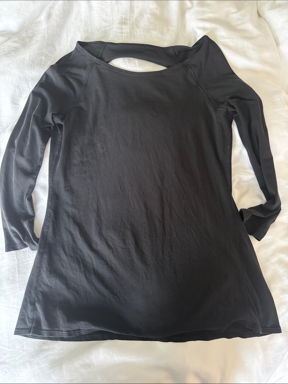 Lululemon Women's Long Sleeve Cutout Top